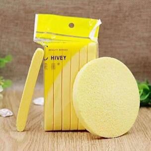 Bông nở rửa mặt bọt biển Chivey (túi 12 miếng)