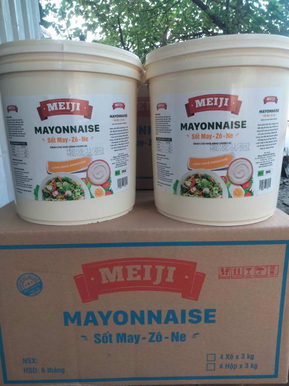 Xốt mayonnaise xô 3kg - MEIJI