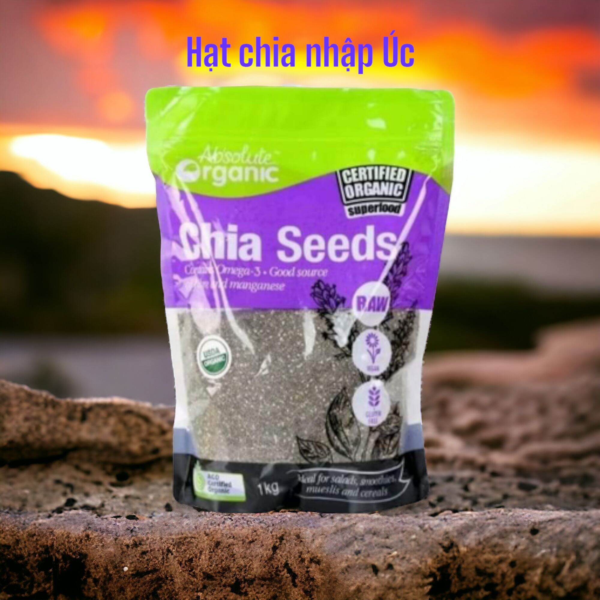 1kg HẠT CHIA TÍM (HÀNG LOẠI 1 ĐƯỢC NHẬP KHẨU TỪ ÚC)