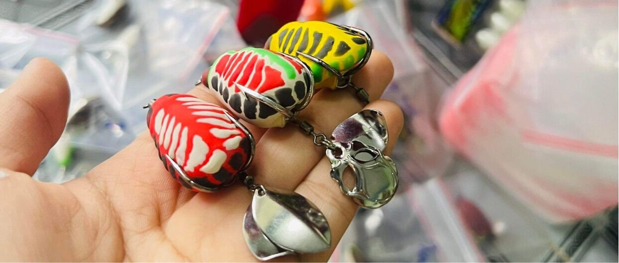 MỒI CÂU LURE-NHÁI HƠI SÊN BỌ HUNG
