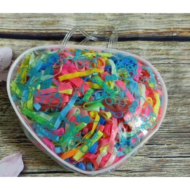 Túi 100gr thun cột tóc tùy chọn màu