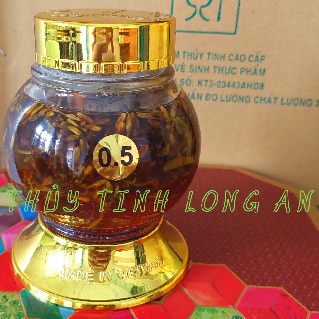 Bình ngâm rượυ sâm thủy tinh cao cấp phú hòa 0,5 lít . đựng gia vị rất đẹp