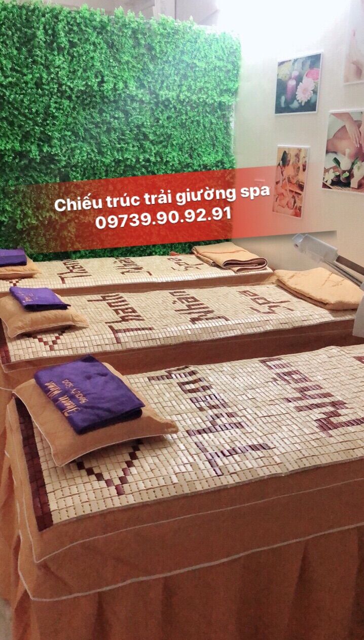 Chiếu trúc trải giường gội đầu kt 60 x 1.5m