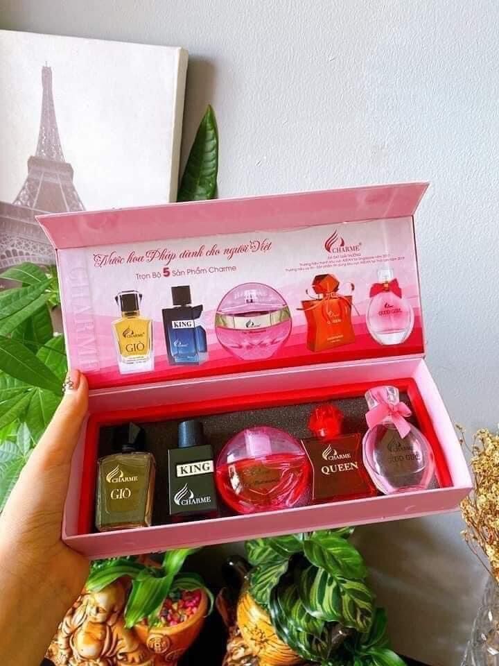 Set nước hoa 5 mùi mini cha rme
