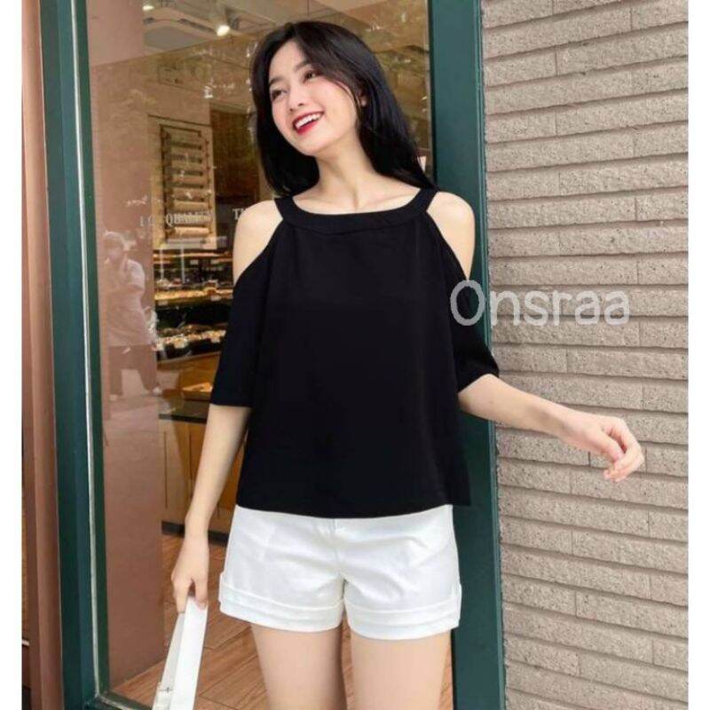 ❤️💥áo hở vai đơn giản cho nàng 💥❤️