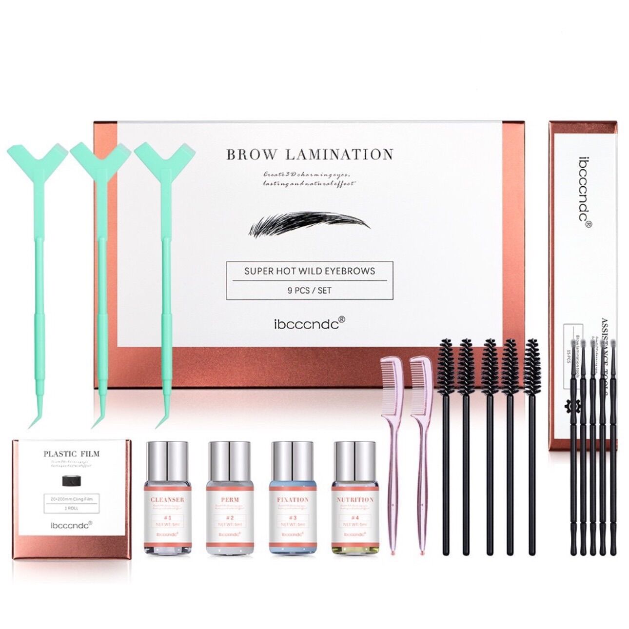 Brow LAMINATION-Set Uốn Định Hình Chân Mày