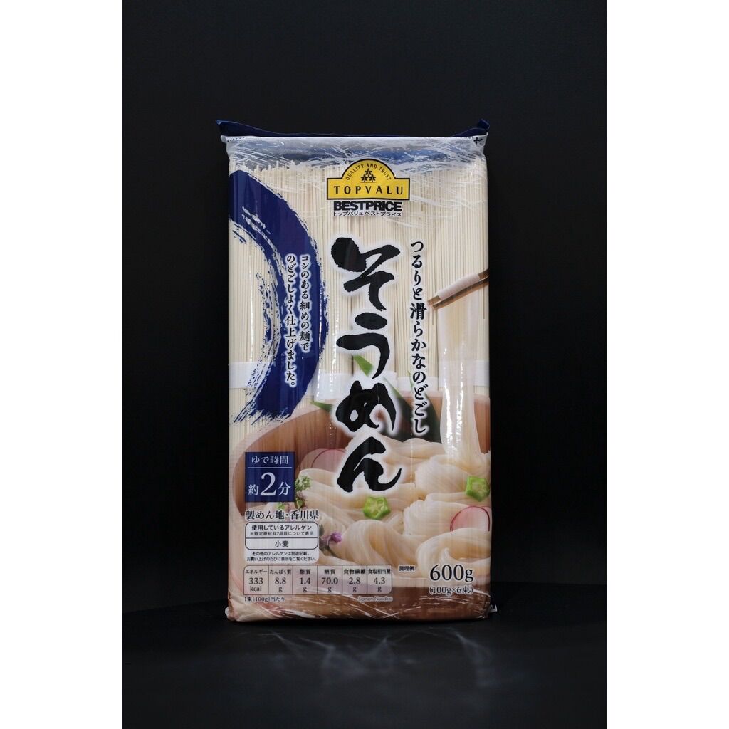 Mì Somen Lạnh Topvalu Nhật Bản - Bách Hóa Mini