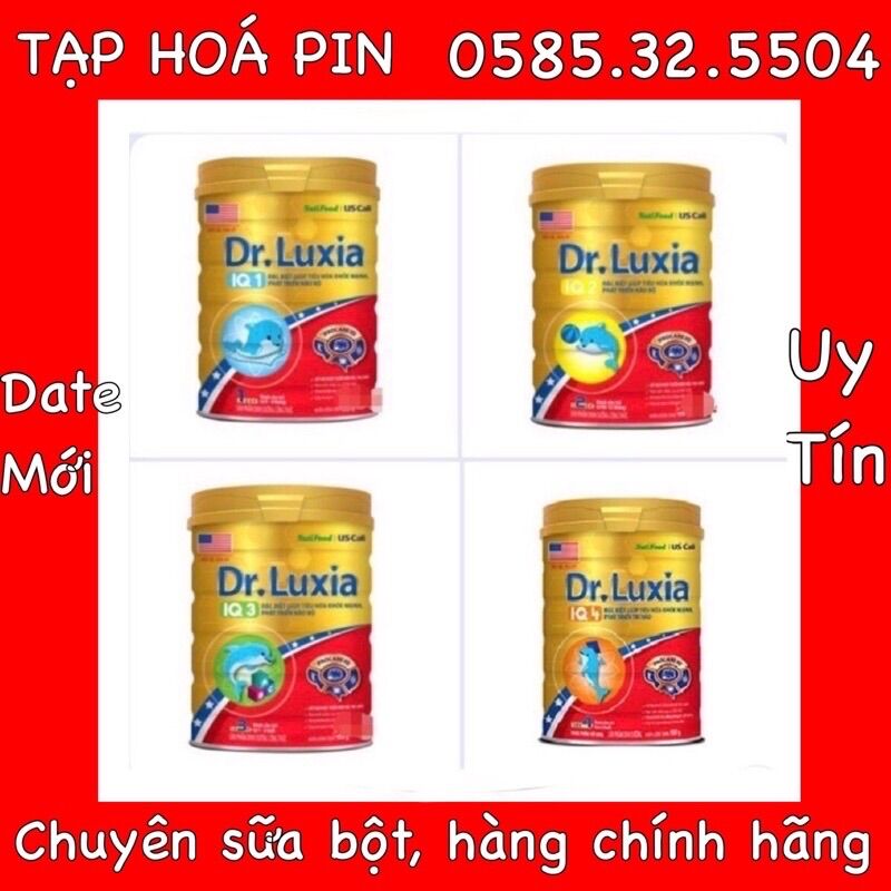 (Mẫu mới) Sữa bột Dr Luxia IQ số 1,2,3,4 900g