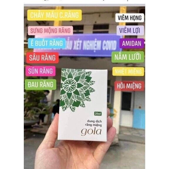 Giảm sâu răng hôi miệng Gola Thiên y linh