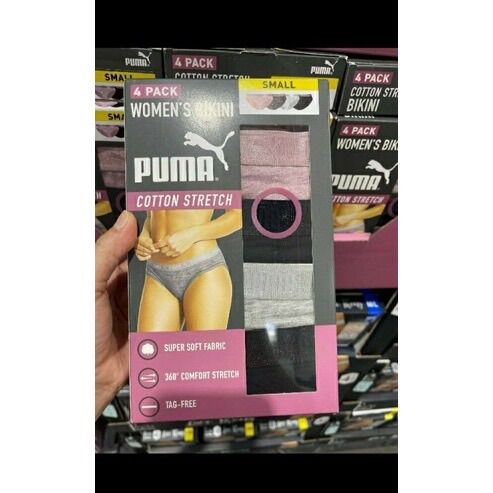 Set 4 sịp Puma cotton size m