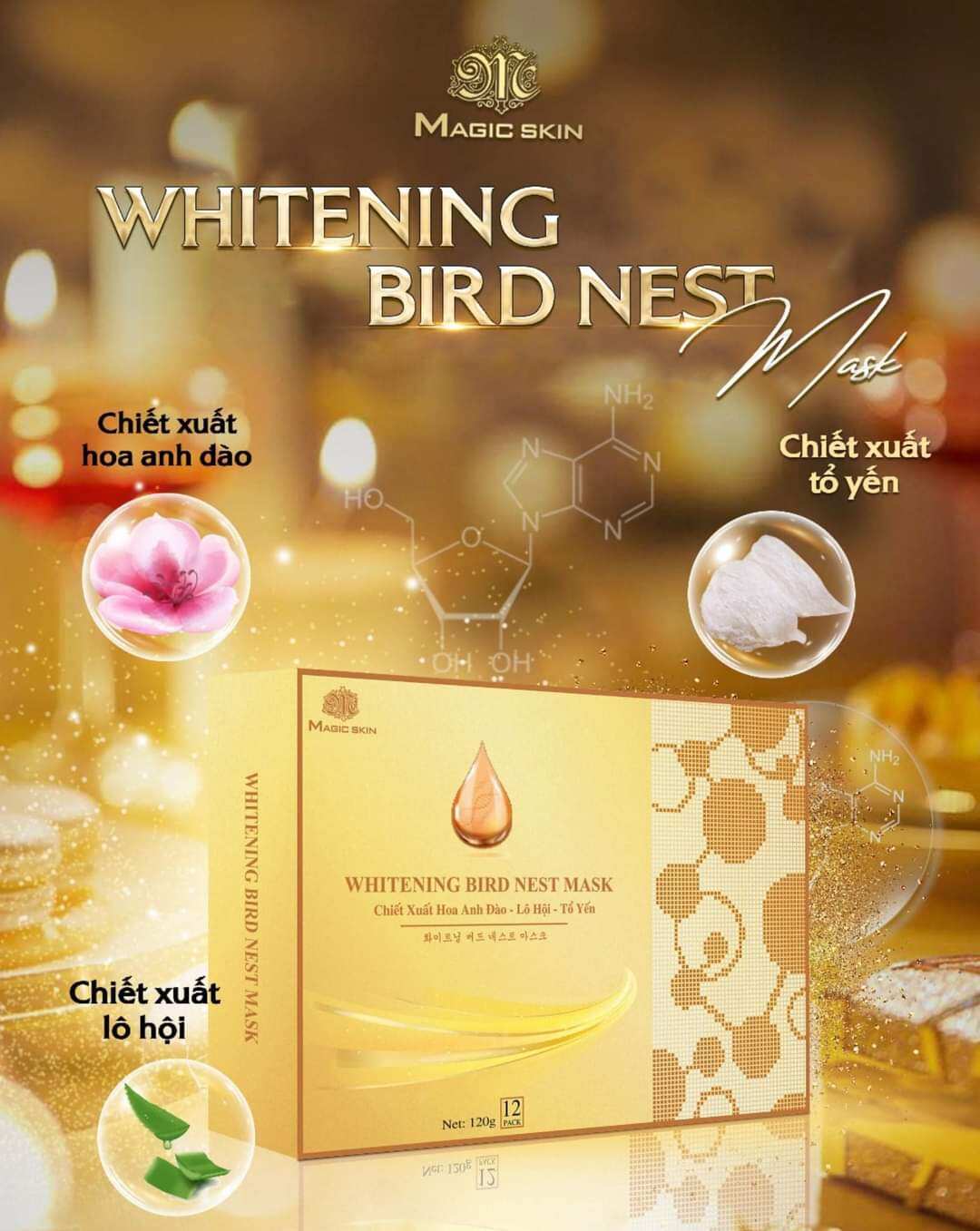 Mặt nạ ủ yến cấy trắng