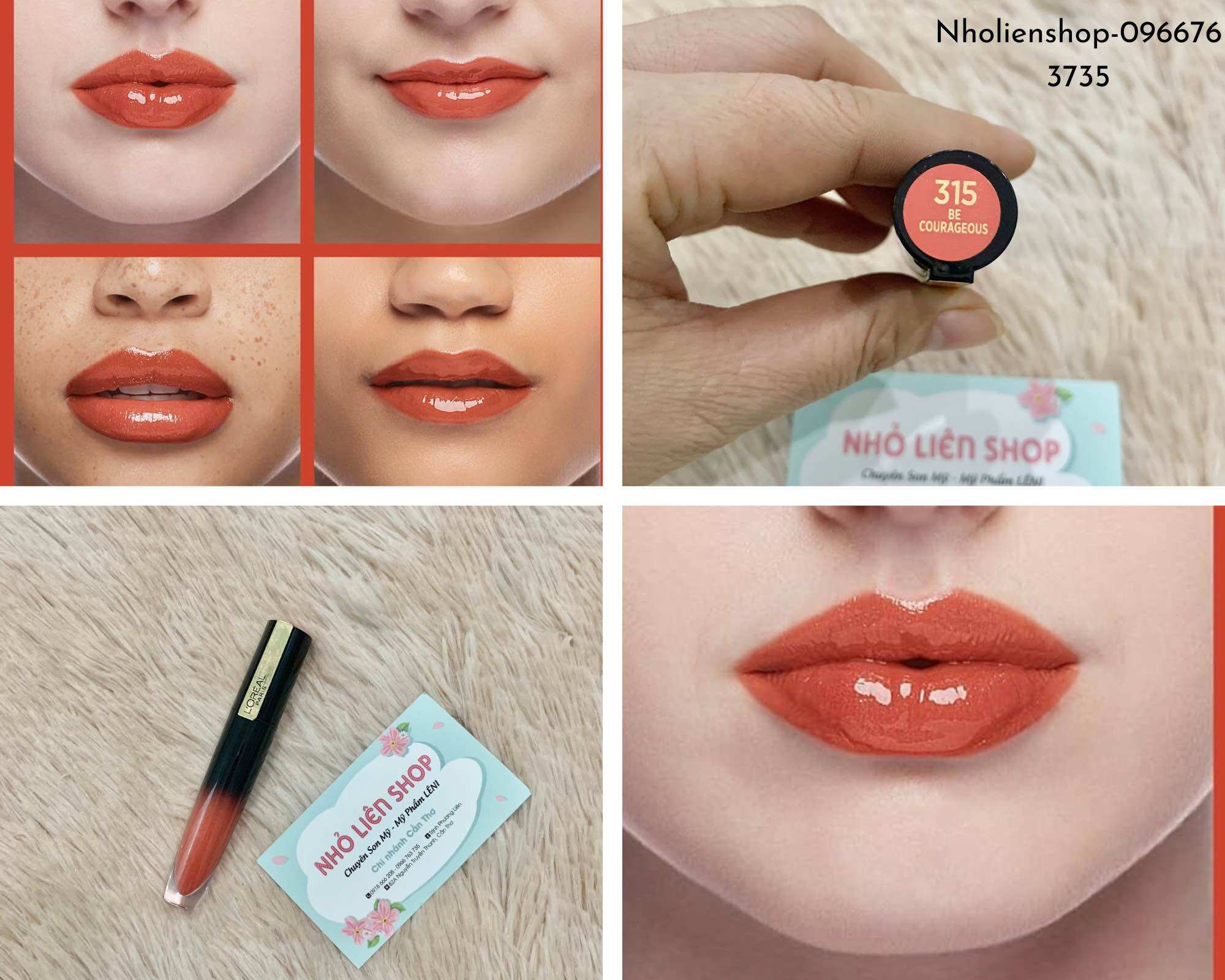 THANH LÝ SON LOREAL ROUGE SIGNATURE BRILLIANT LIP STAIN