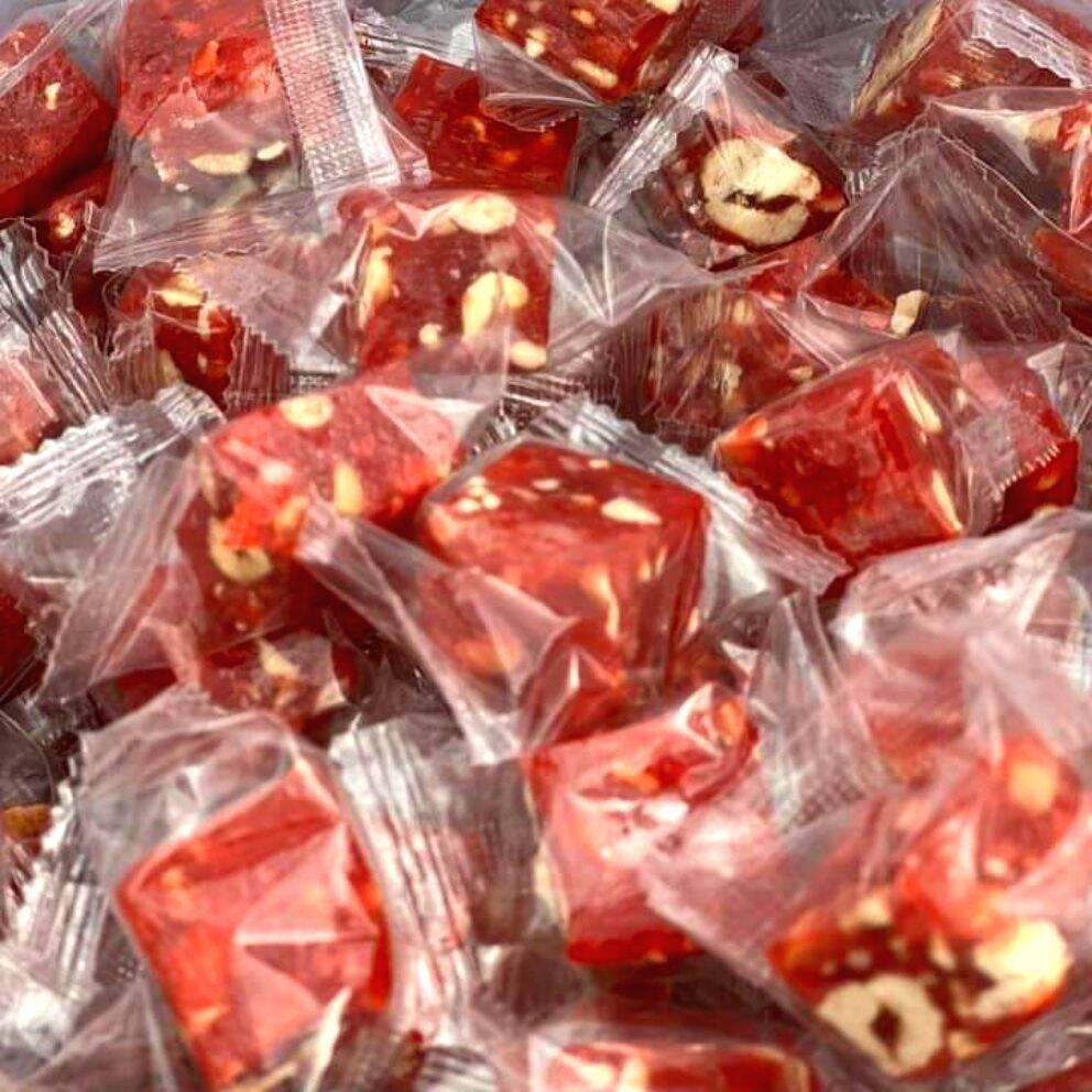 Mứt dâu viên sấy dẻo  ít ngọt 500g