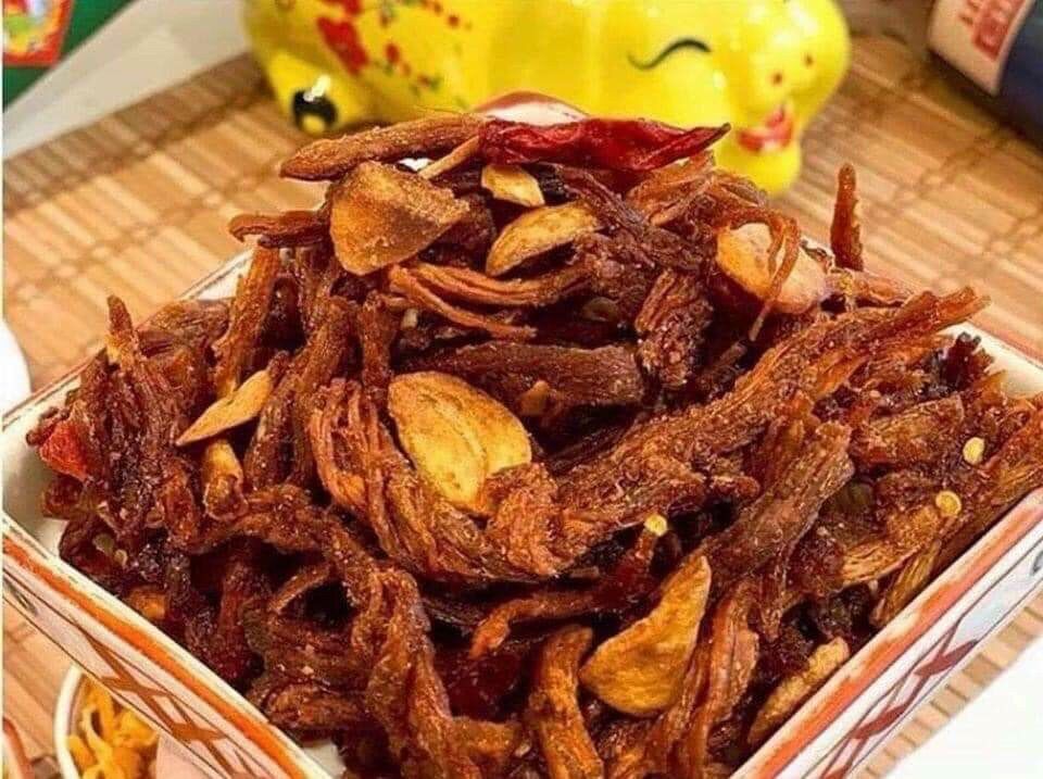 [HCM][Hủ bự 300g] KHÔ HEO CHÁY TỎI