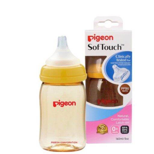 Bình sữa ppsu Pigeon Softouch nhập khẩu chính hãng 160ml/240ml