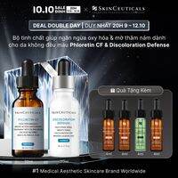 Bộ tinh chất giúp ngăn ngừa oxy hóa & mờ thâm nám dành cho da không đều màu Phloretin CF & Discoloration Defense