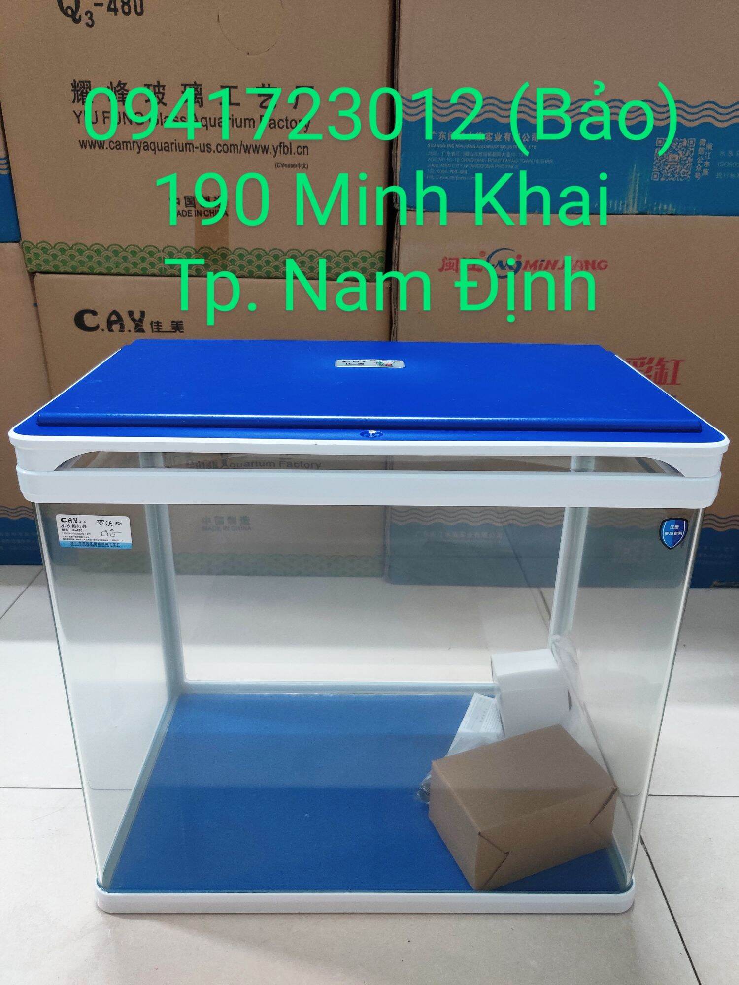 Bể cá hồ thủy sinh kính đúc nguyên bộ Q3 320 33cm