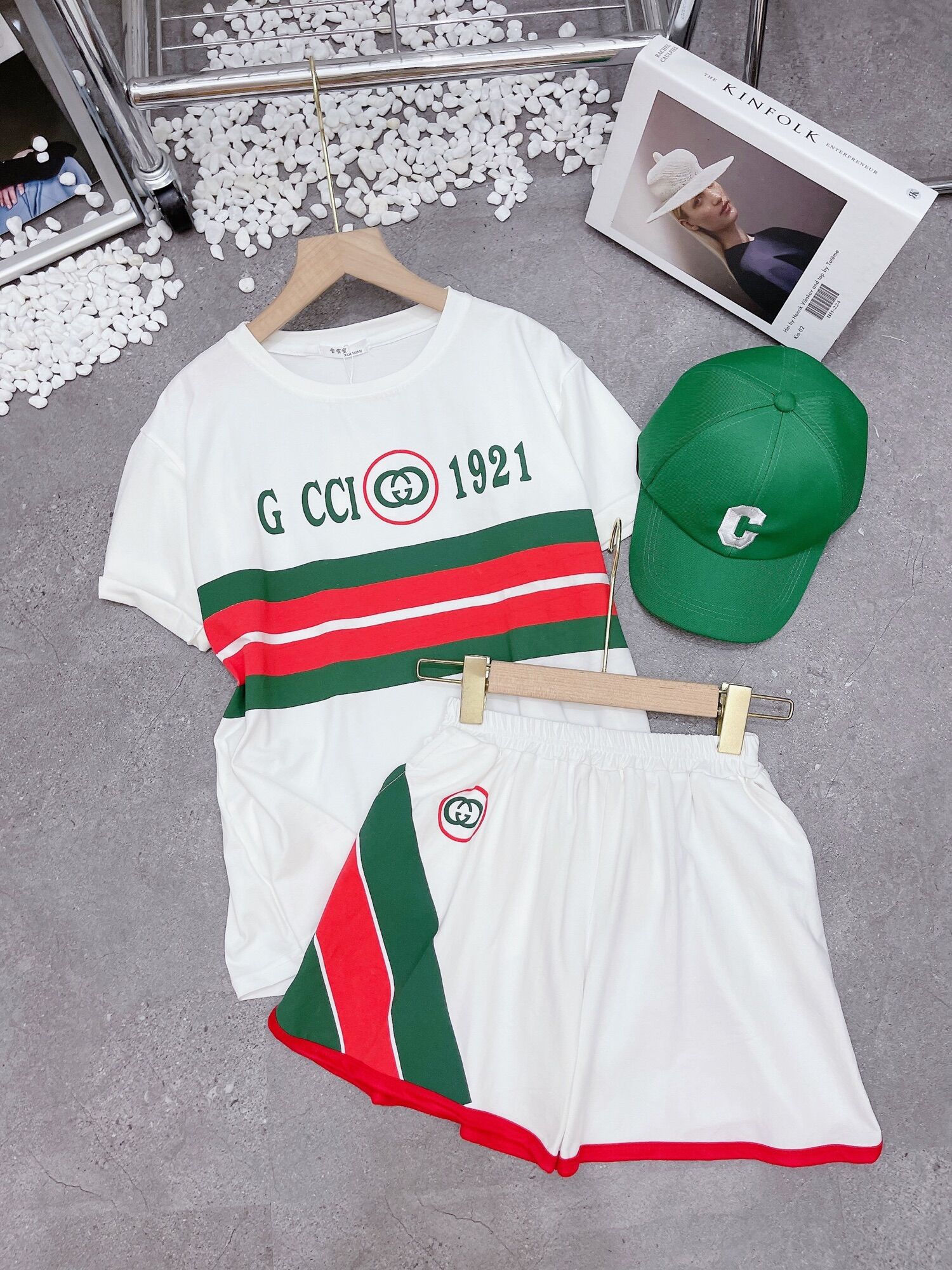 SÉT 3 MÓN BỘ ĐÙI GUC.Cii KÈM MŨ TL09