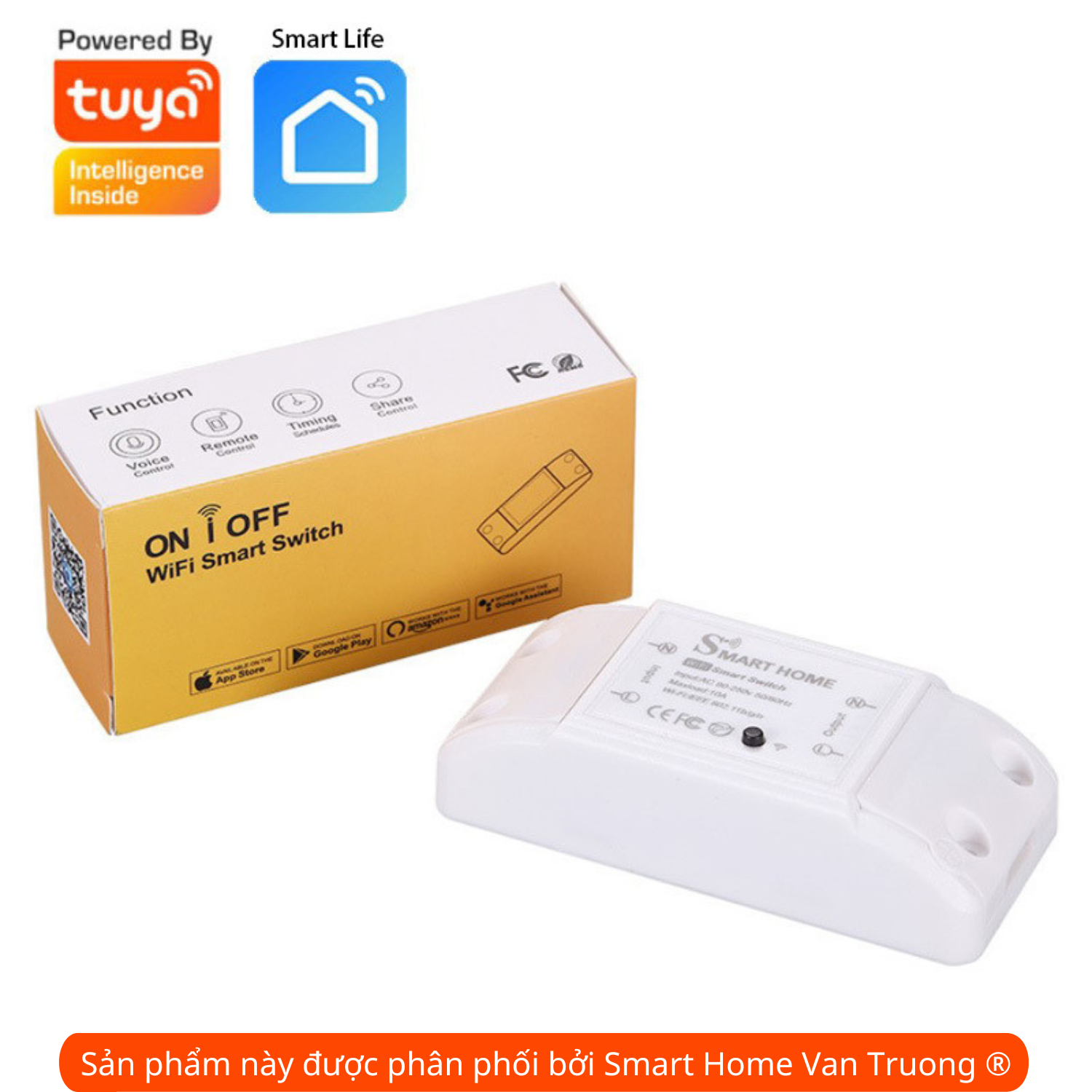 Switch WiFi smart Tuya single-smarthome cheap-app Tuya - 3G, 4G