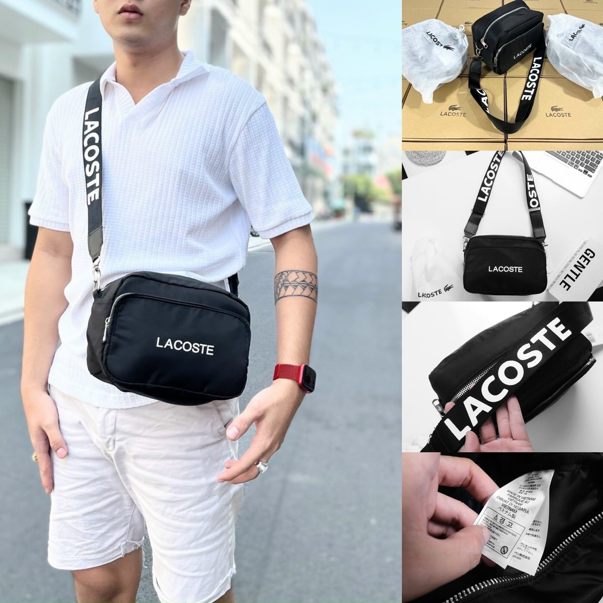 Túi đeo chéo Cá Sấu 🐊 dư xịn made in Cambodia full tem tag chuẩn hãng