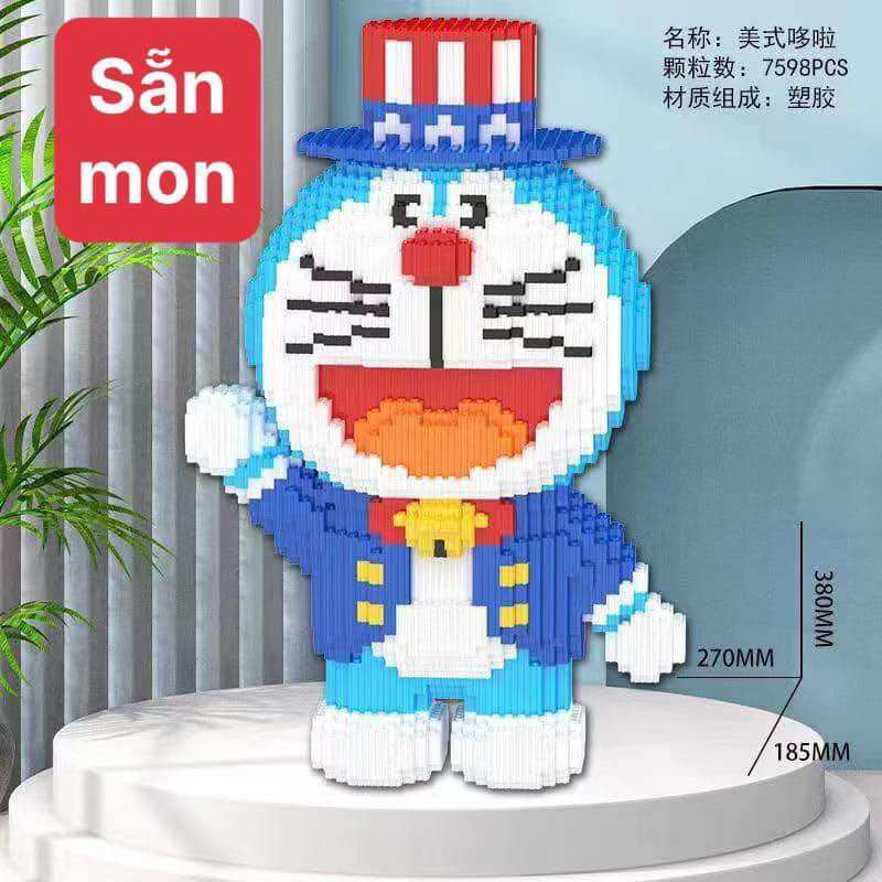 Xếp hình doremon các mẫu