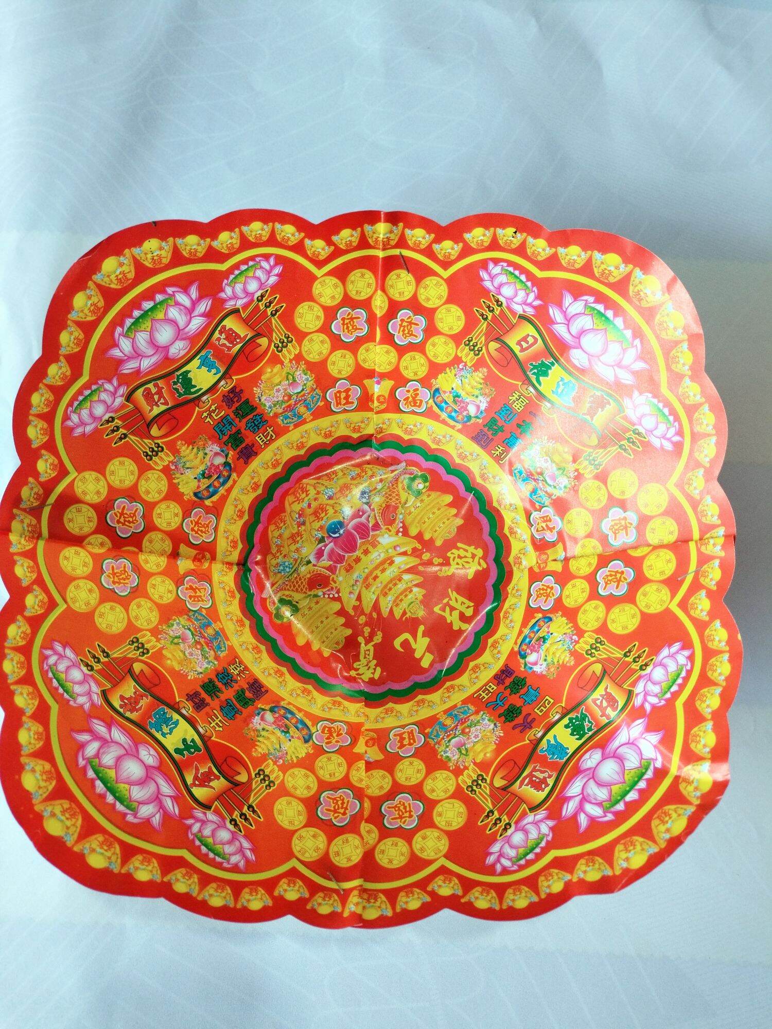 (10 cái)Thuyền Giấy Hoa Sen/Xuồng bông giấy cúng