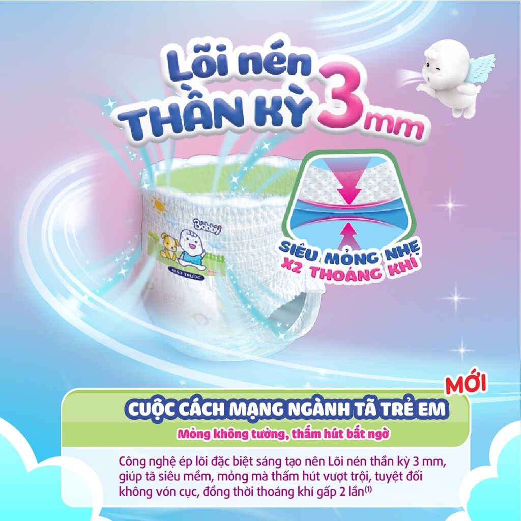 Tã quần Bobby mẫu mới L68+8