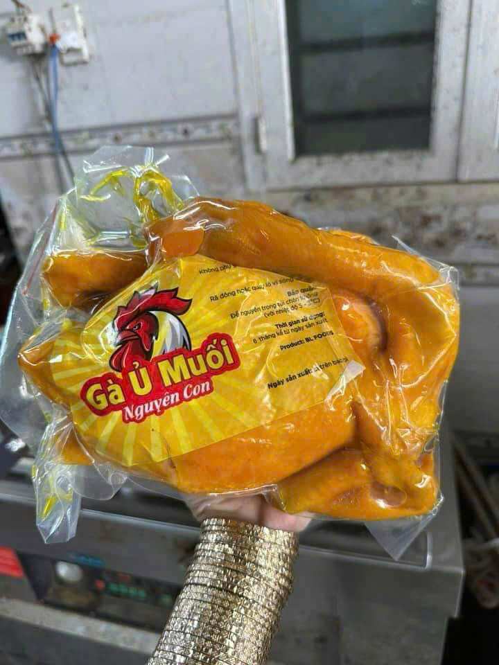 ￼Gà ta ủ muối hoa tiêu nguyên con (giao Hỏa tốc tphcm)