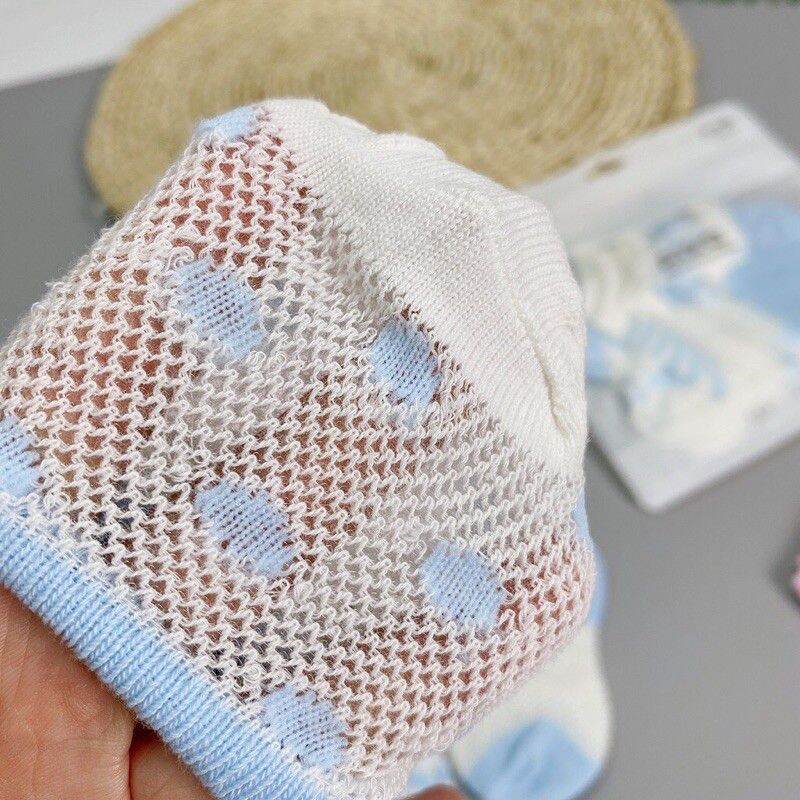 sét 5 đôi tất lưới mùa hè cho bé