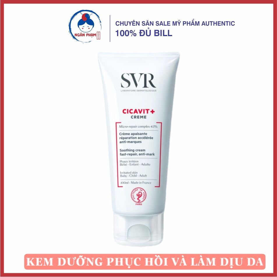 Kem dưỡng làm dịu và phục hồi da svr cicavit+
