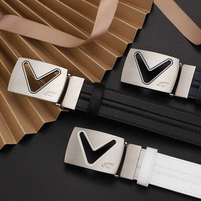 High-Quality Pu Leather Men's Sports Golf Belt