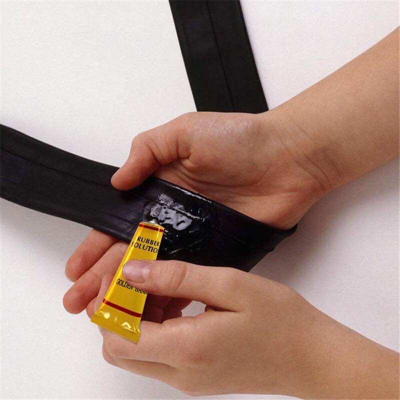 Keo dán vỏ xe đạp, xe máy (tặng 8 miếng vá lốp)