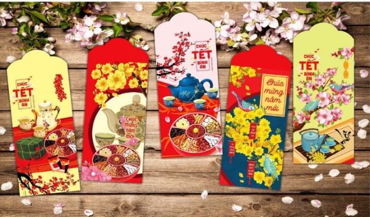 Combo 20 Bao lì xì tết 2022 đẹp