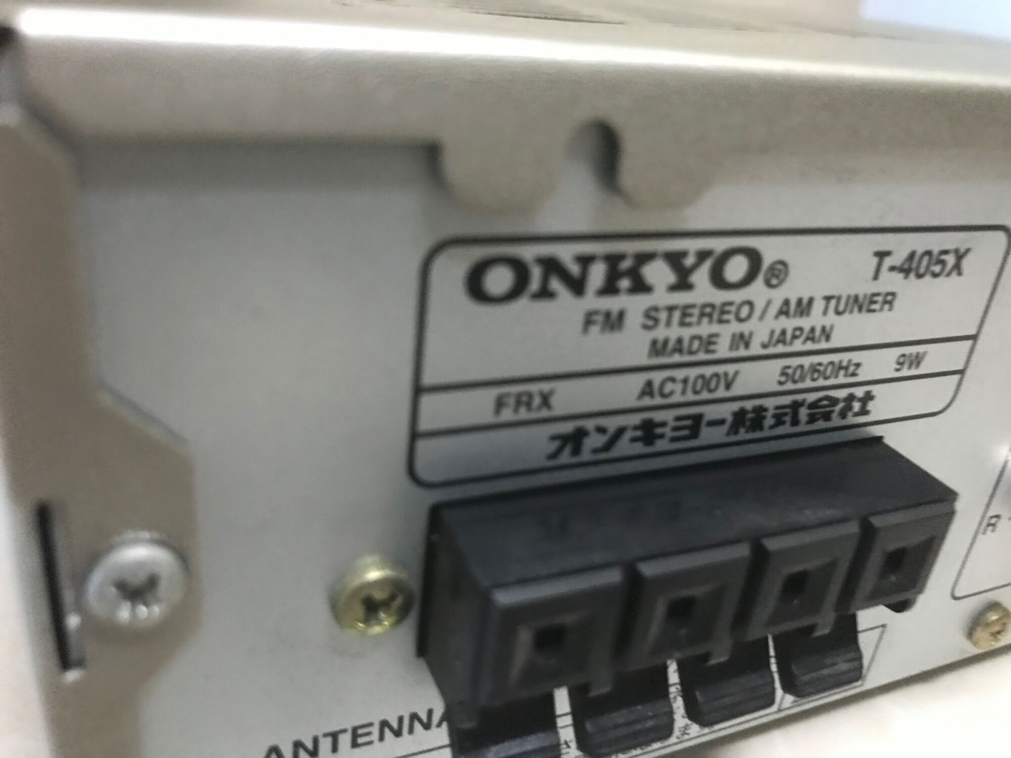 TUNER Onkyo 405 x điện Nhật 100v