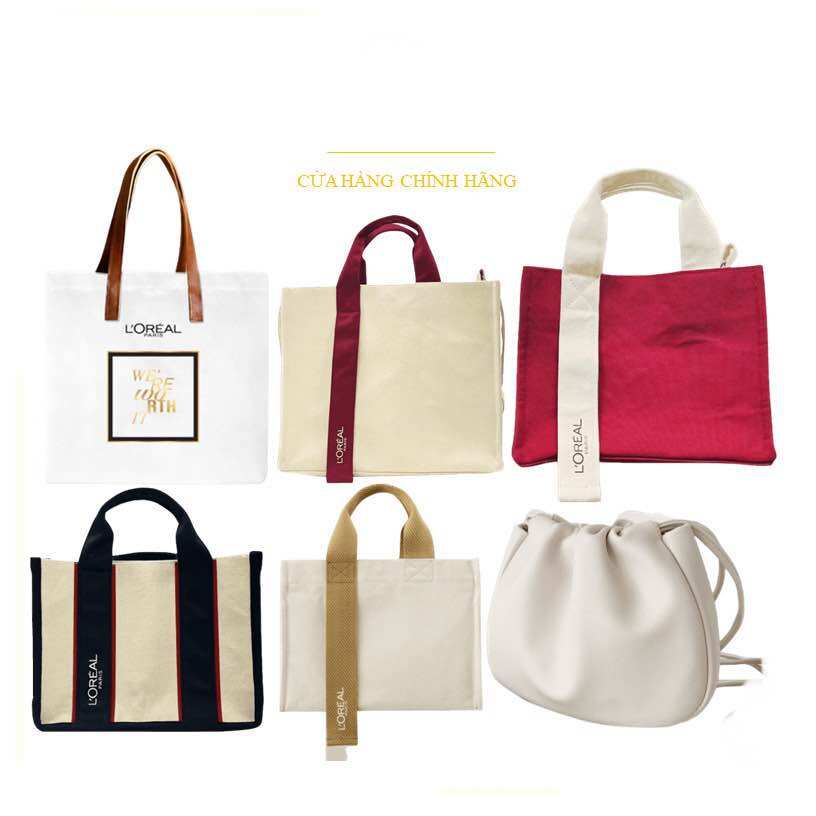 🌷TÚI TOTE🌷 Tổng hợp nhiều túi quà tặng từ các thương hiệu, Túi vải tote canvas
