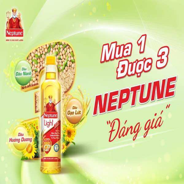 Dầu ăn Neptune Light 1L
