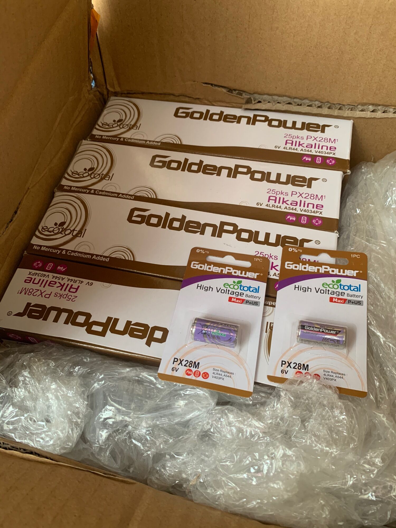 Pin 4lr44 - máy ảnh phim - golden power