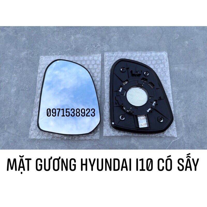 Mặt gương chiếu hậu hyundai i10 2014-2021 có sấy