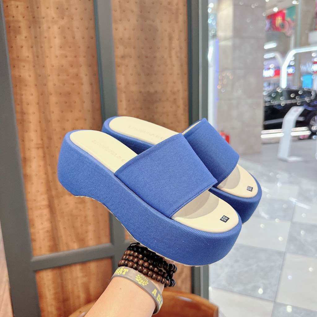 dép quai ngang nữ bản bò 7cm