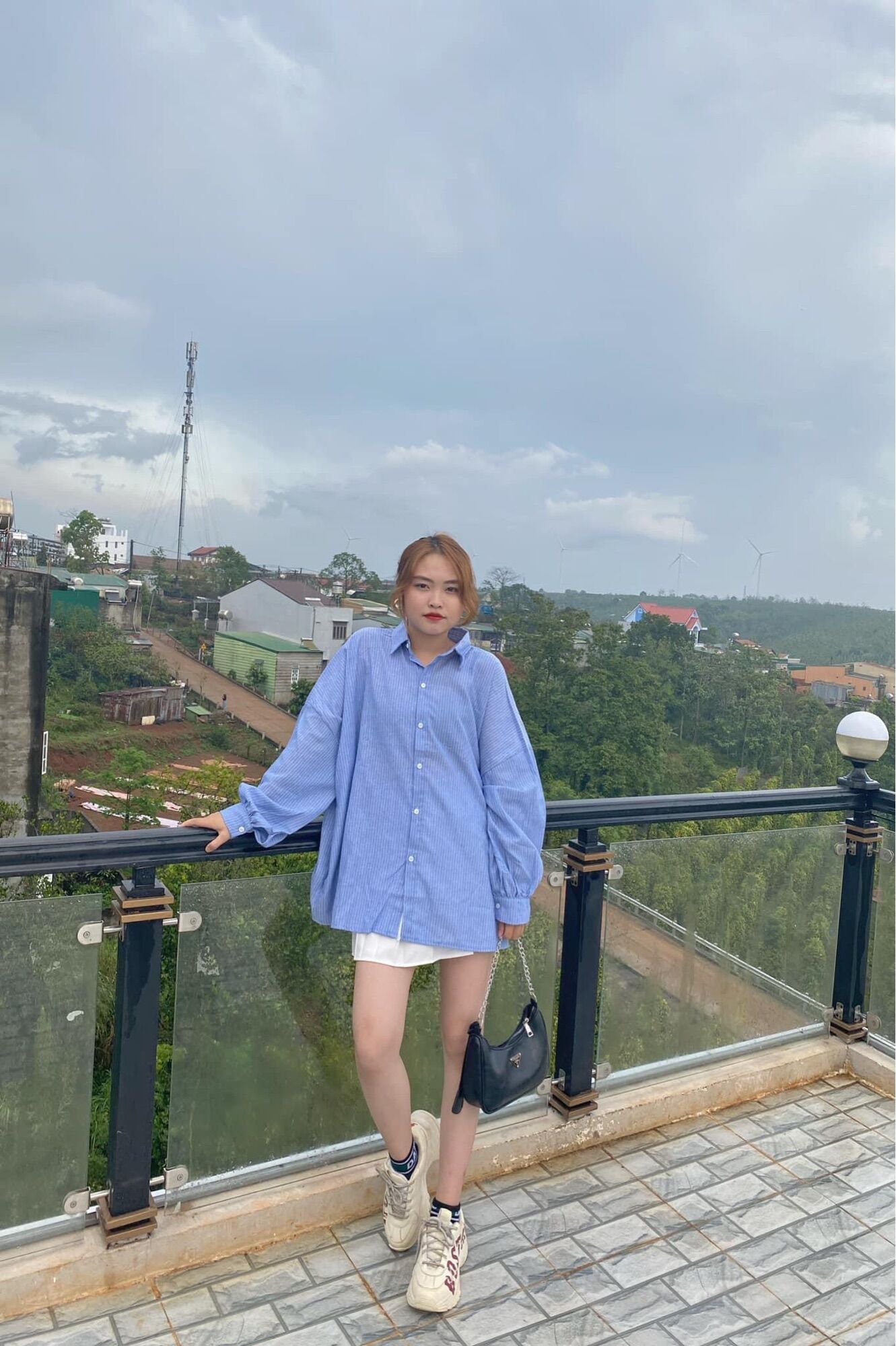 🔅sơ mi trắng tay dài kẻ sọc