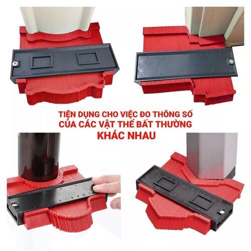 Thước sao chép hình dạng đa năng 13cm/25cm