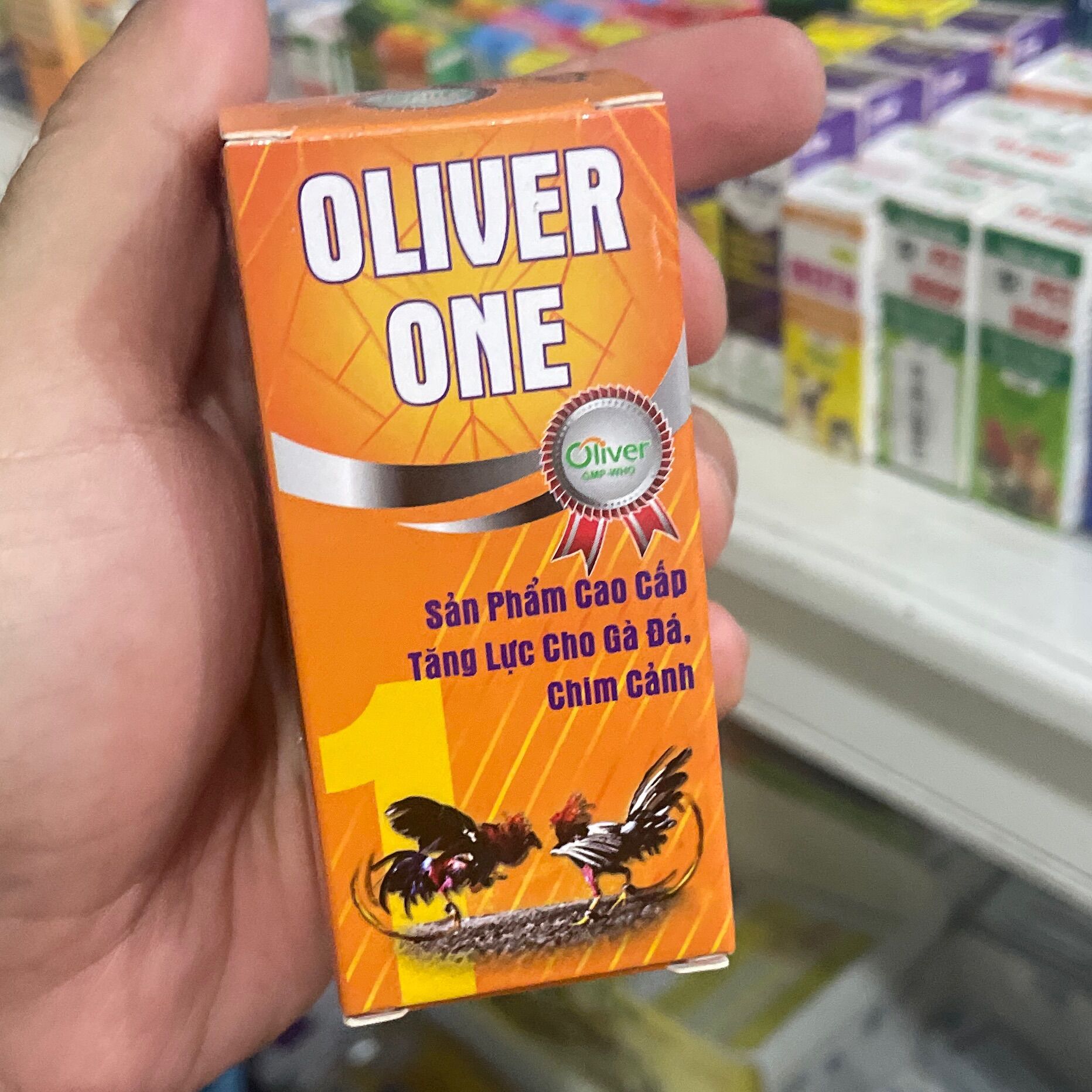 Oliver One lọ 10ml tăng lực gà đá chim cảnh Tăng đề kháng Kích ăn ngon Tăng sức lực, Phục hồi nhanh