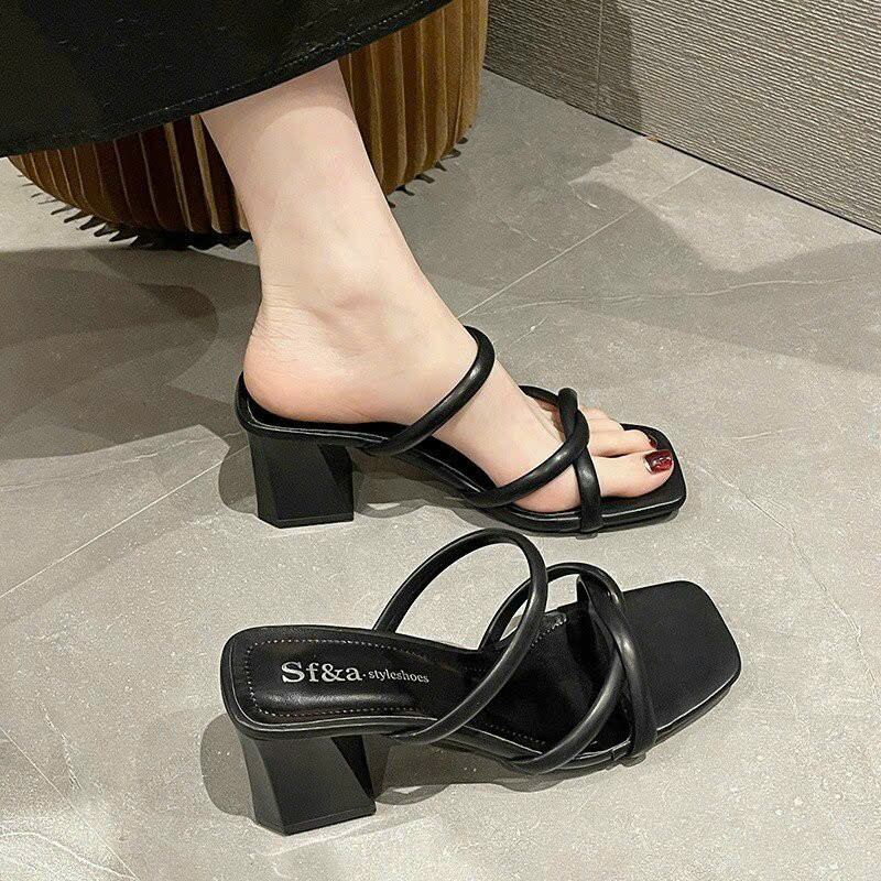 Giày dép cao gót 5 phân đơn giản sang trọng