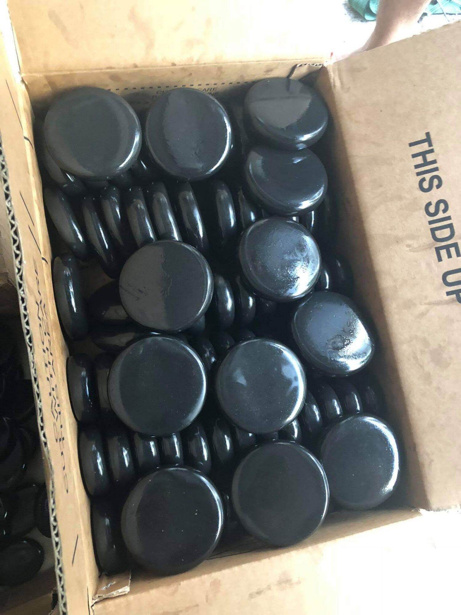 Đá massage tròn trung - 8cm x 8cm x 2cm