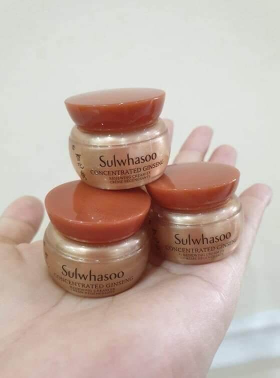 Kem Nhân Sâm Sulwhasoo Concentrated Ginseng Renewing Cream Ex 5Ml 