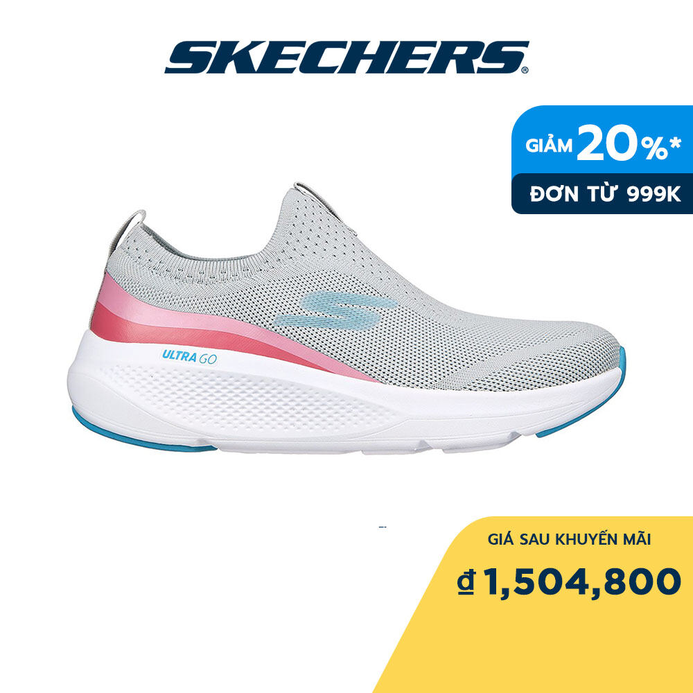 Skechers Nữ Giày Thể Thao Chạy Bộ Giặt Máy Được, Tập Gym, Đi Học, Đi Làm GOrun Elevate Running Air-Cooled Goga Mat - 128320-GYPK