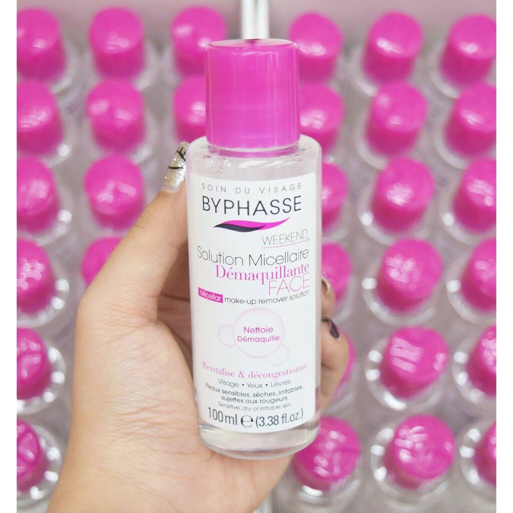 Nước tẩy trang Byphasse Micellar Make Up Remover Solution 100ml