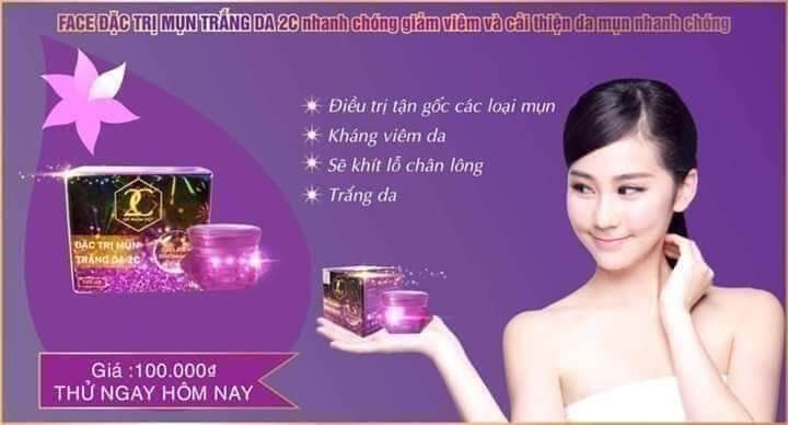 Combo 5 hộp kem mụn và dưỡng da 2c