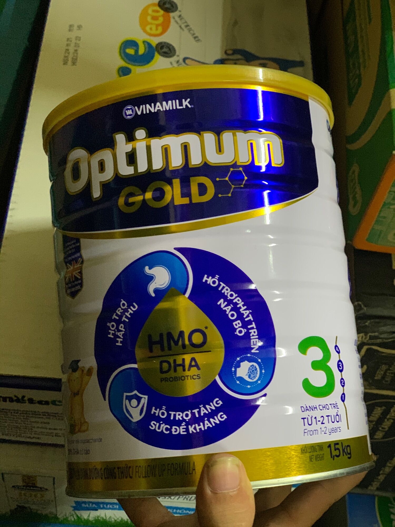 Sữa bột Vinamilk Optimum Gold 3 1.5kg