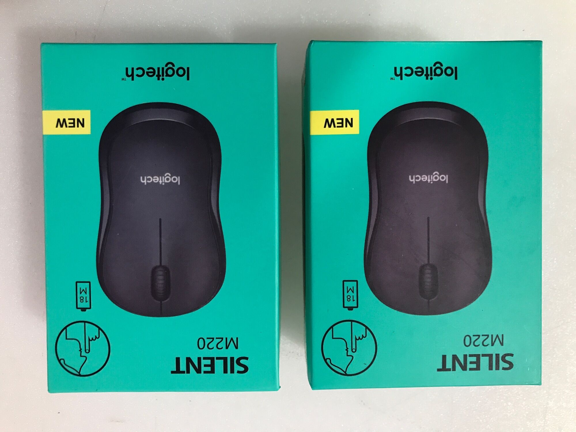 Chuột không dây logitech silent m220 dòng chuột siêu bền siêu rẻ